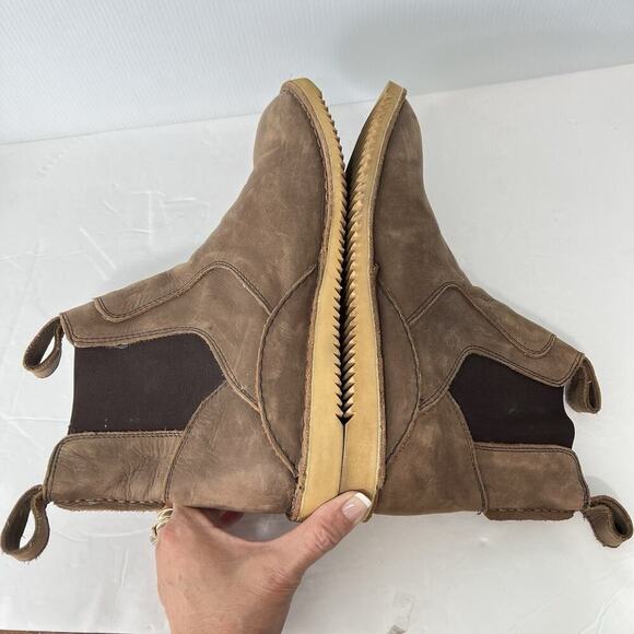 Huckberry Oliberté Mudiko Chelsea Boots in Antique Brown Leather Size 41 / 9 - Picture 8 of 13